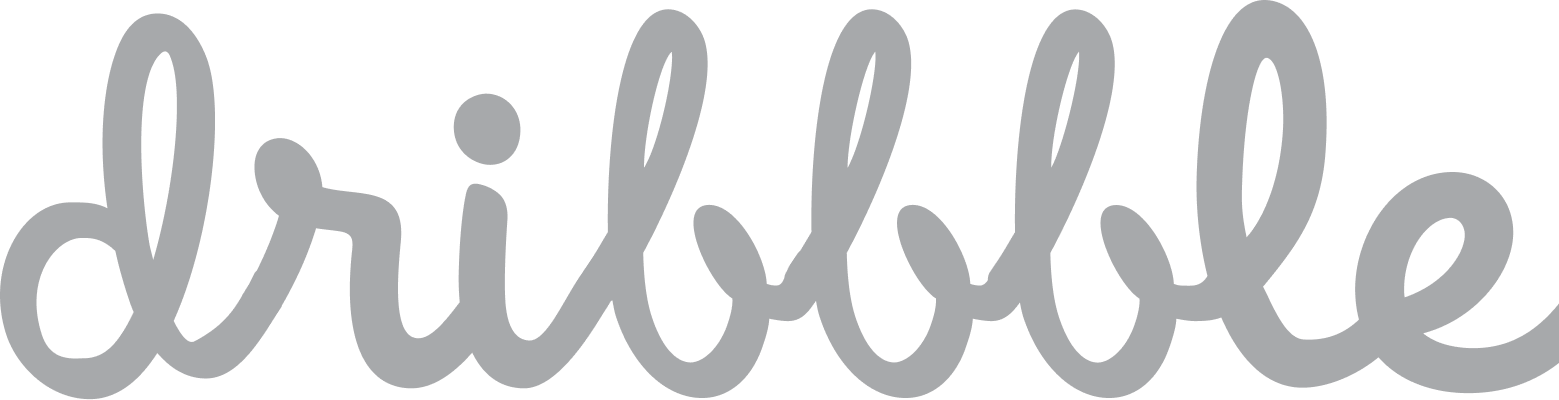dribbble tipografia